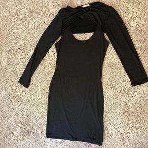 Long sleeve mini dress